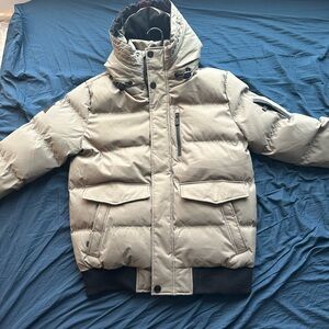 Men's Gray Puffer Jacket - Alaska ( Original Price 400$)